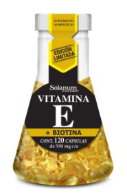 Vitamina E + Biotina 120 softgels